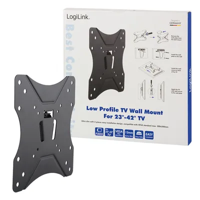 Immagine prodotto di LOGILINK LogiLink BP0004 Supporto/supporto per TV 106,7 cm (42") Nero