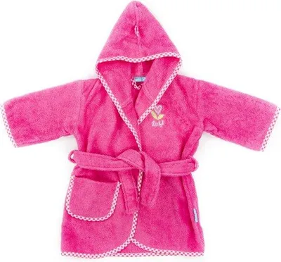 Produktbild von Baby-Bademantel – 0–12 Monate | Mit Kapuze - Rot