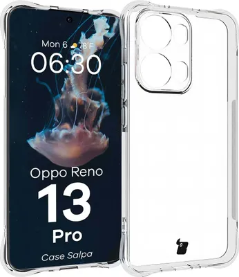 Produktbild von Flexible Handyhülle für Oppo Reno13 Pro, Bizon Case Salpa, Transparent