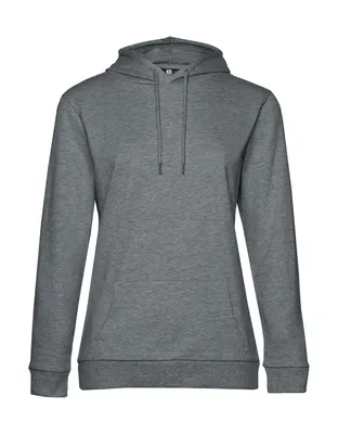 Produktbild von B&C Damen Hoodie Kapuzenpullover Sweatshirt Pullover Sweater Langarm, Größe:M, Farbe:Heather Mid Grey