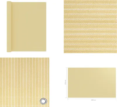 Produktbild von vidaXL Zeltteppich 250x400 cm Beige - Zeltteppich - Zeltteppiche - Campingteppich - Campingteppiche
