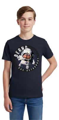 Produktbild von Spreadshirt Bernd Das Brot Astrobrot Rund Teenager Premium T-Shirt, 146/152 (10 Jahre), Navy