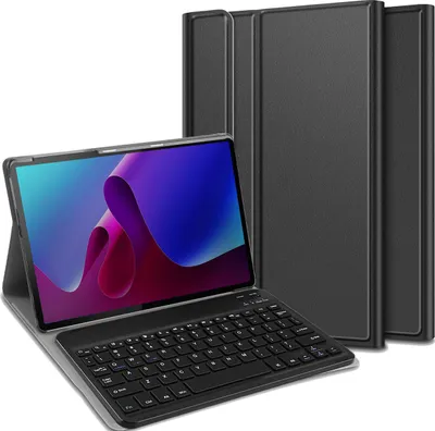 Image de Cazy Housse pour Tablette avec Clavier compatible avec Lenovo Tab P11 (2nd Gen) - Étui Clavier Bluetooth QWERTY - Noir