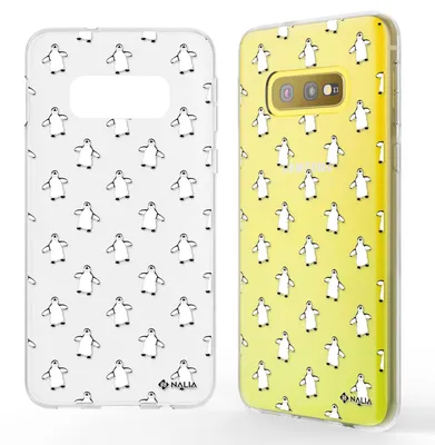 Obrázek produktu pro NALIA pouzdro na mobilní telefon pro Samsung Galaxy S10e, tenký silikonový kryt s motivem tučňáků
