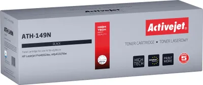 Produktbild von Activejet ATH-149N Toner (Ersatz für HP 149A HP149A W1490A; Supreme; 2.900 Seiten; Schwarz)