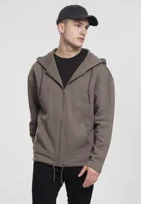 Produktbild von Urban Classics Hoodie Zip Long Sweat Zip Hoody Black-M