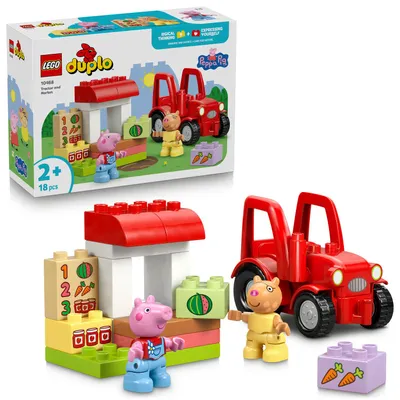 Obrázok produktu pre LEGO DUPLO Traktor a trh, Stavebnica, 2 rok / roky, Plast, 18 kusov, 367 g