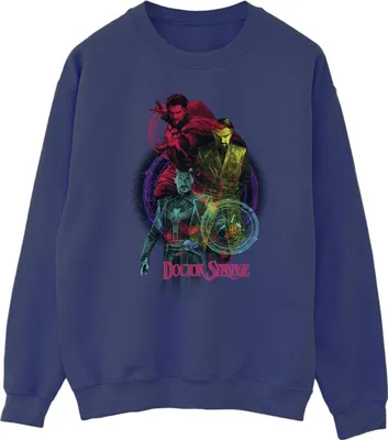 Produktbild von Marvel - Sweatshirt für Herren BI21636 (4XL) (Marineblau)