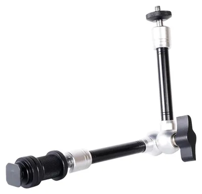 Productafbeelding van Camera-scharnierarm, 11 inch, zilverkleurige aluminiumlegering, fotografie-accessoire voor opnames