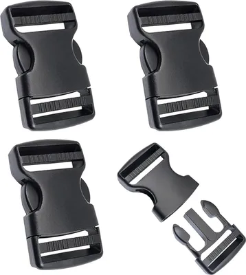 Produktbild von 4 seitliche Schnallen, 15 mm, Schnallen-Clip, Rucksack-Ersatzschnalle, Nein, NO