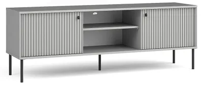 Productafbeelding van Meubel TV ISIS – 2 deuren & 2 vakken – Grijs – 157x55x41 cm