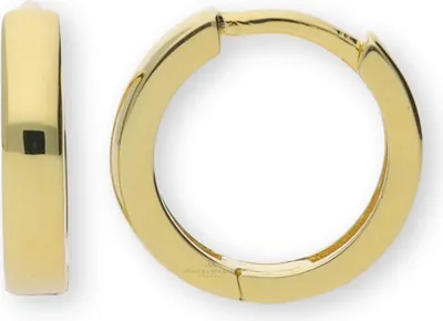 Produktbild von JuwelmaLux Creolen 925 Sterling Silber, Gelbgold plattiert JL10-06-0475