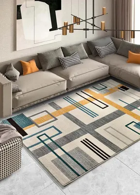 Produktbild von ATTICGO Kurzflorteppich DEBBI Geometrisch in Mehrfarbig, 160x230 cm