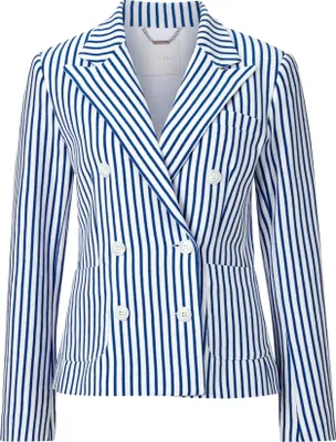 Produktbild von Rich & Royal Tweed Jersey doublebreasted blazer azzure blue 38