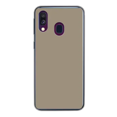 Produktbild von MuchoWow® Handyhülle Schutzhülle Hülle für Samsung Galaxy A40 Interieur - Farben - Beige Silikon Softcase Handy Hülle - Handy-Tasche