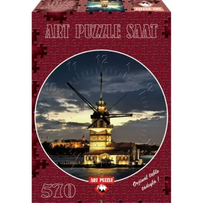 Zdjęcie produktu dla Puzzle ART PUZZLE Zegar Maiden's Tower, Turcja 570 elementów
