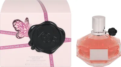 Produktbild von Viktor&Rolf Flowerbomb Nectar, Frauen, 90 ml, Nicht nachfüllbare Flasche, Bergamotte, Schwarze Johannisbeere, Freesie, Jasmin, Orangenblüte, Duftblüten, Rose, Bernstein, Benzoe-Resinoid, Tonka-Bohne, Vanille