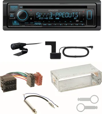Produktbild von Kenwood KDC-BT950DAB Bluetooth DAB Einbauset für Golf 4 Passat 3B Polo 6N 9N Lupo