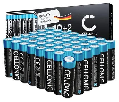 Image de CELLONIC AA Alcaline Piles batteries pour télécommandes, jouets - 48x
