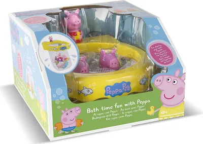 Produktbild von IMC Toys 360112PP - Peppa Pig Badenetz mit Figuren