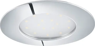 Produktbild von Eglo 95888 Pineda LED Einbauleuchte 1x12W Ø10,2cm Chrom IP44