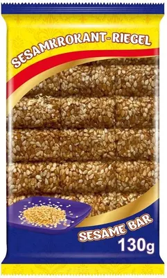 Produktbild von Sojus Sesamkrokant-Riegel 130g