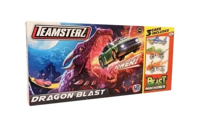 Produktbild von Teamsterz Dragon Attack Set + 3 Autos 1417274