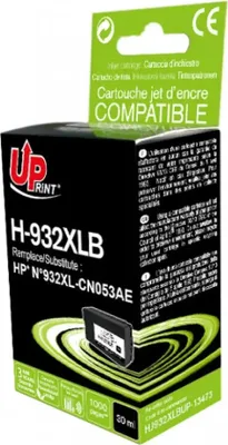 Produktbild von Tintenfass UPRINT CN053A HP, Schwarz