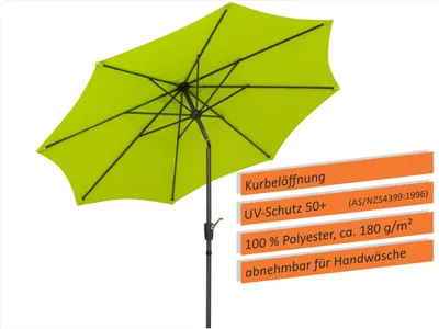 Produktbild von Schneider Sonnenschirm HARLEM 270/8 apfelgrün 640-78