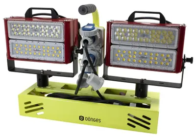 Produktbild von Dönges Scheinwerfertrage-Set, 2 x 160 W LED Spannung: 230 V/Schutzart: IP65