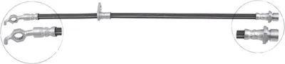 Obrázok produktu pre Brzdová hadica 468 mm INN M10x1,0 BANJO 10,0 mm A.B.S. pre napr. TOYOTA COROLLA