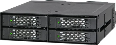 Produktbild von ICY DOCK Backplane MiniSAS HD 4-bay ICY DOCK MB699VP-B,2.5"NVMe U.2 SSD (MB699VP-B)