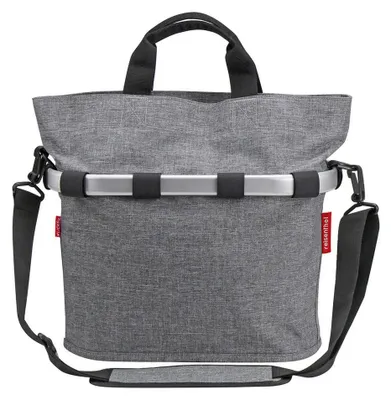 Produktbild von Klickfix Bikebasket Oval S, twist grau