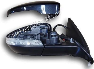 Produktbild von Außenspiegel Spiegel rechts elektrisch für Für VW PASSAT B7 2010 - 15 schwarz LC9Z
