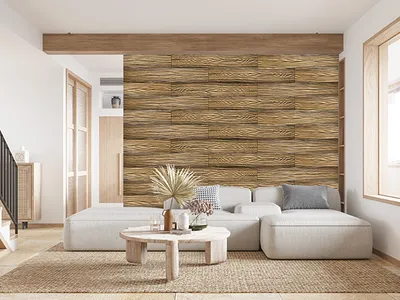 Obrázek produktu pro DECCART | Stropní panely | 3D Pěnové stěnové panely | Lamely na desce | Stěnové akustické | Staré dřevo P4-13 | 100 cm x 16,7 cm|