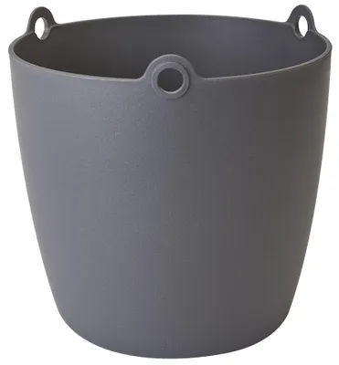 Obrázok produktu pre elho brussels hanging basket 18cm, Košíkový kvetináč, Hanging, Polypropylén (PP), Antracit, Kolo, Vnútorný