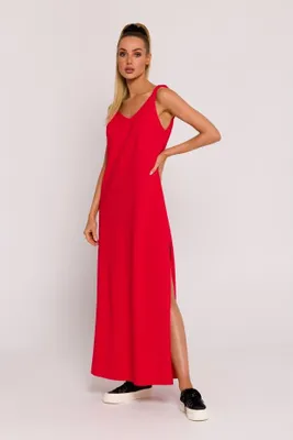 Produktbild von Made of Emotion Maxikleid für Frauen Joljim M791 rot S