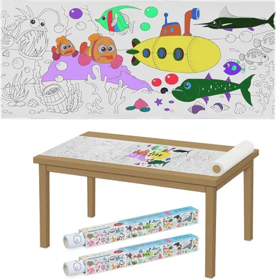 Immagine prodotto di Rotoli di carta da colorare XXL per bambini - Confezione da 2