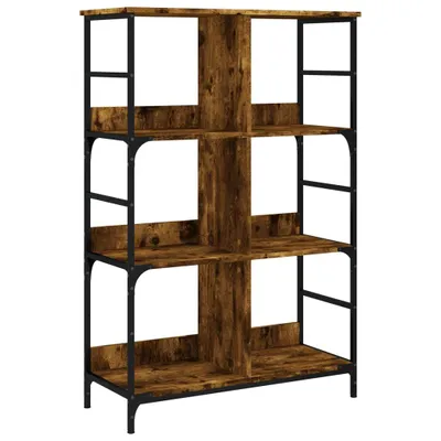 Produktbild von vidaXL Bücherregal Räuchereiche 78,5x33x117,5 cm Holzwerkstoff