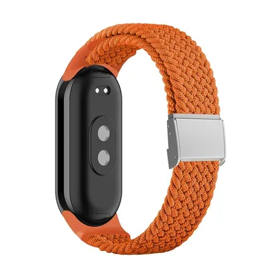 Produktbild von Ersatz Armband für Xiaomi Mi Band 8 Nylon, Farbe:Orange