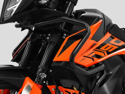 Produktbild von ZIEGER Sturzbügel Verkleidung kompatibel mit KTM 790 Adventure schwarz