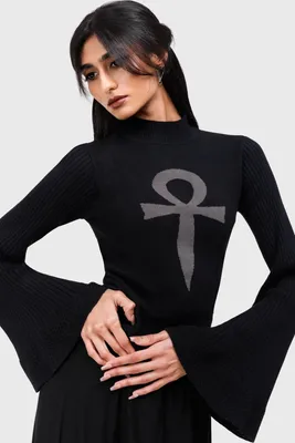 Produktbild von KILLSTAR Knitted Top - Morbidia XXL