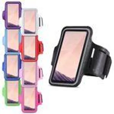 Produktbild von Jogging Tasche für Samsung Galaxy S8 Plus Hülle Sportarmband Handy Case FitnesstascheFarben:Schwarz