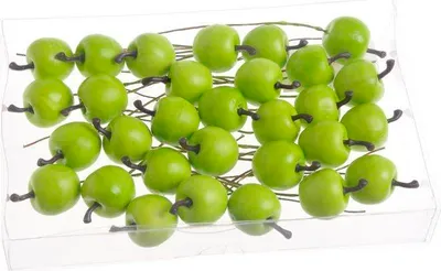 Zdjęcie produktu dla jabłuszka na druciku  matowe 2cm 30szt. | 7CAN7029