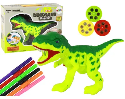 Obrázok produktu pre Projektor Dinozaur + Pisaki 18 Obrazków Malowanie