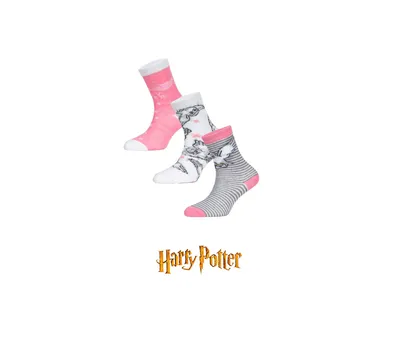Produktbild von Harry Potter Mädchen Socken 6er Pack – Kinder Socken mit Motiv in 3 Größen, Größe:27-30