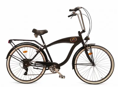 Produktbild von Dallas Bike Fahrrad 28 Zoll - Cruiser Cityrad - Shimano 7-Gang - Rahmen M 18" - mit Komfortsattel - Schwarz