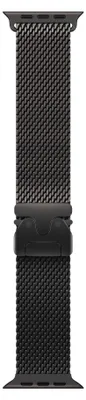 Produktbild von Apple Watch 49mm Milanaise Armband, Titan schwarz - small