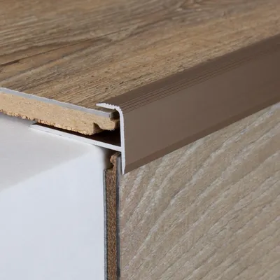 Produktbild von PROVISTON | Einfass- & Abschlussprofil | Aluminium | 37 x 10.3 x 1000 mm | Silber | Einschubprofil | Abschlussleiste | Bodenprofil