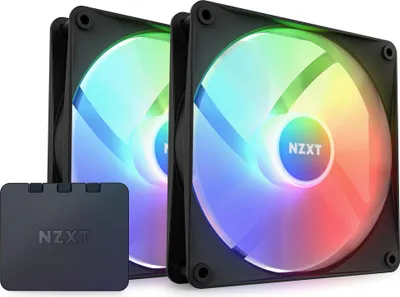 Image de NZXT F Series F140 RGB Core - Ventilateur de boîtier - 140 mm - noir (pack de 2)